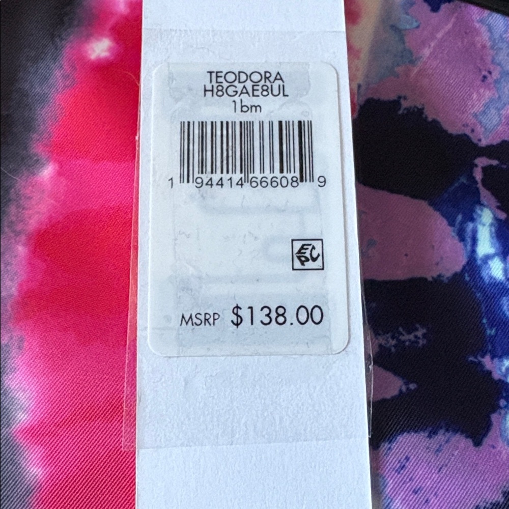Calvin Klein Black and Tie-Dye Tote - Picture 3 of 9